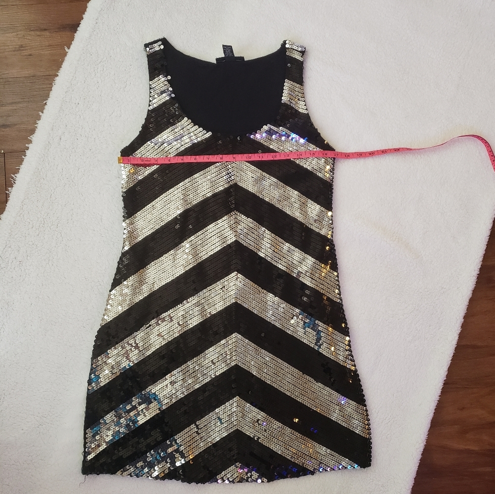 INC International Concepts Women's dress sequin size M sleeveless - Picture 9 of 11